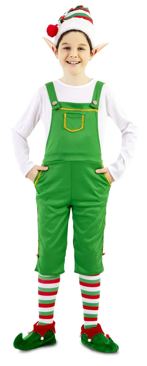 Disfraz de Elfo con Peto para Niño - Imagen 2