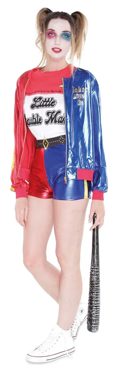 Disfraz de Harley Villana con Chaqueta para Mujer - Imagen 4