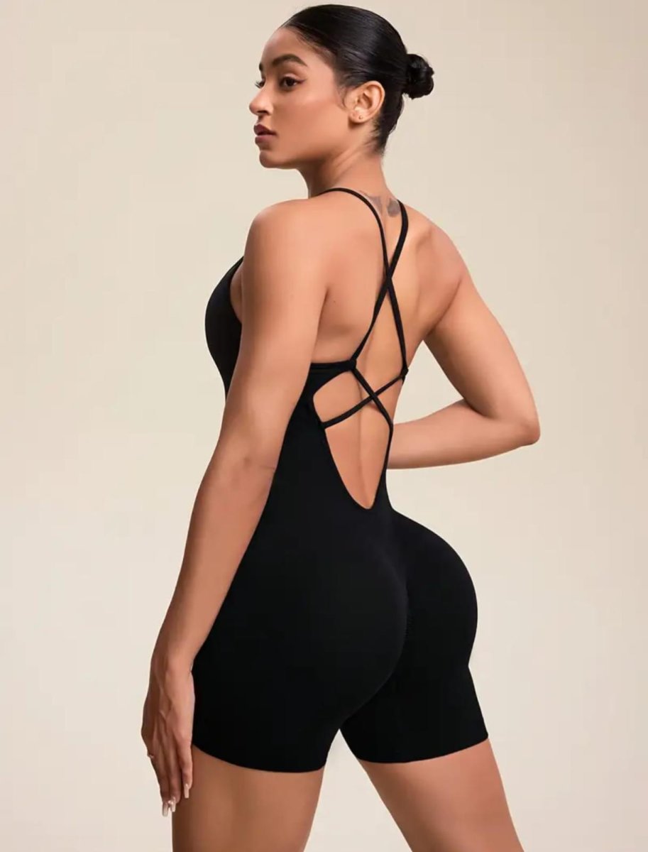Enterizo Deportivo Push Up Tiro Bajo – Negro Ref. 5390 - Imagen 3
