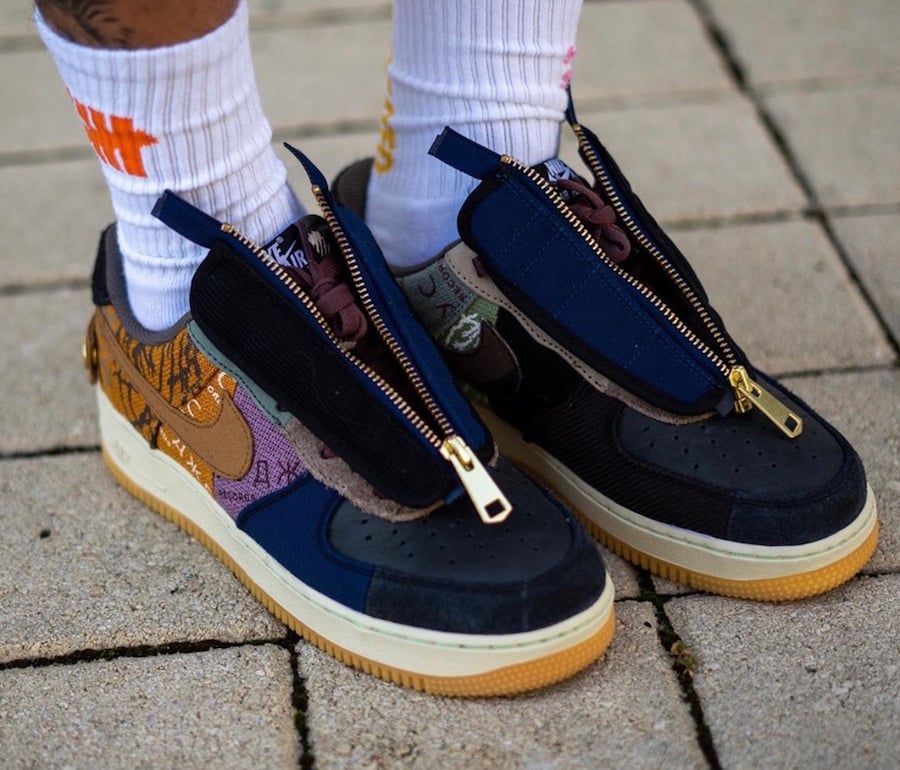 Tenis Zapatillas Importadas Nike Air Force 1 Low x Travis Scott – Ref. 7190 - Imagen 5