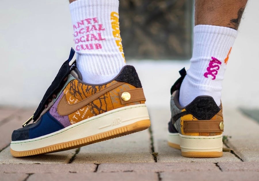 Tenis Zapatillas Importadas Nike Air Force 1 Low x Travis Scott – Ref. 7190 - Imagen 3